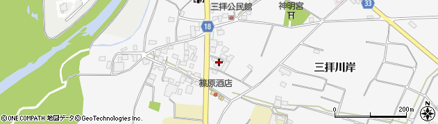 栃木県小山市三拝川岸293周辺の地図