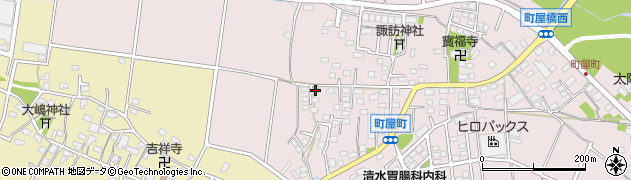 群馬県高崎市町屋町877周辺の地図