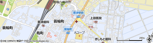 小松警察署粟津駅前交番周辺の地図