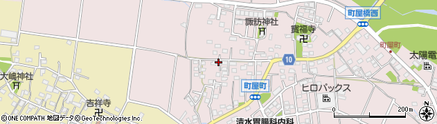 群馬県高崎市町屋町869周辺の地図