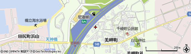 石川県加賀市美岬町（ロ）周辺の地図
