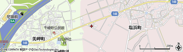 石川県加賀市塩浜町に86周辺の地図