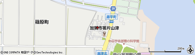 石川県加賀市源平町周辺の地図