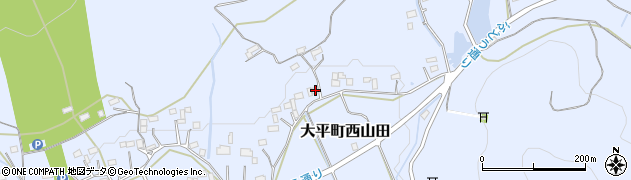 栃木県栃木市大平町西山田754周辺の地図
