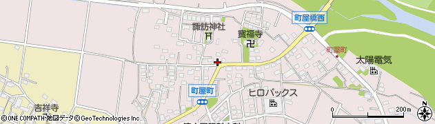 群馬県高崎市町屋町851周辺の地図