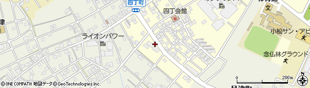 石川県小松市四丁町は周辺の地図