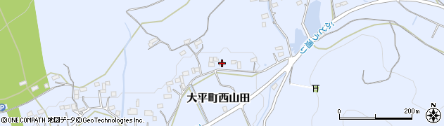 栃木県栃木市大平町西山田769周辺の地図