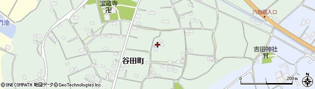茨城県水戸市谷田町561周辺の地図