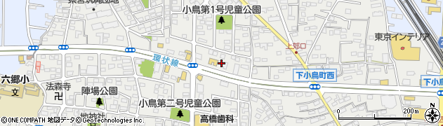 丸二仏壇下小鳥店周辺の地図