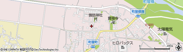 群馬県高崎市町屋町858周辺の地図