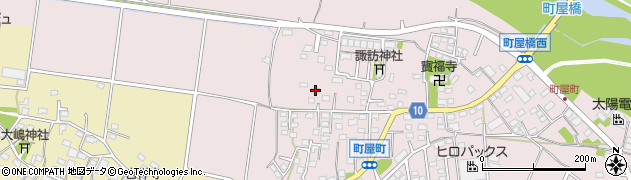 群馬県高崎市町屋町868周辺の地図