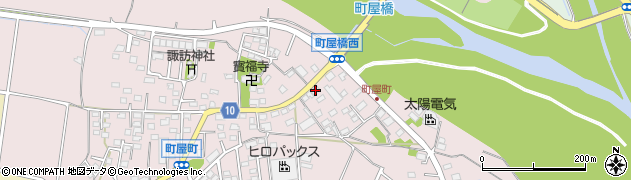 群馬県高崎市町屋町830周辺の地図