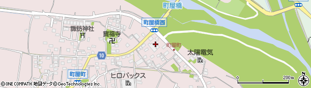 群馬県高崎市町屋町1033周辺の地図