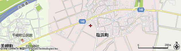 石川県加賀市塩浜町ほ周辺の地図