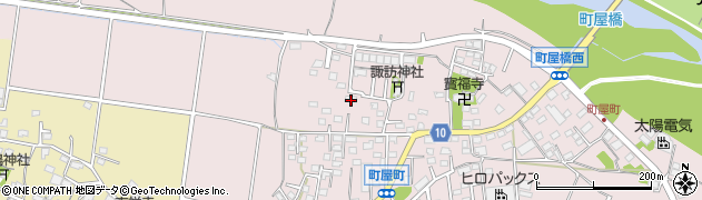群馬県高崎市町屋町862周辺の地図