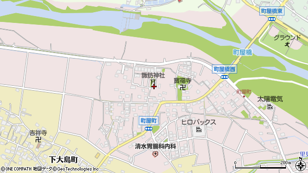 〒370-0881 群馬県高崎市町屋町の地図
