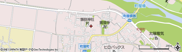 群馬県高崎市町屋町809周辺の地図