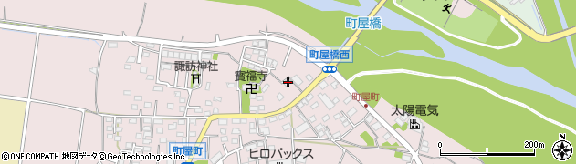 群馬県高崎市町屋町827周辺の地図