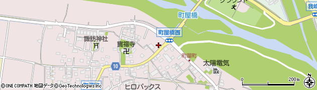 群馬県高崎市町屋町1036周辺の地図