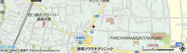 群馬県高崎市井野町1087周辺の地図