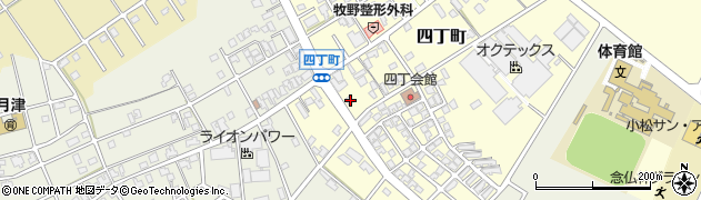 石川県小松市四丁町は75周辺の地図