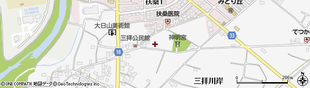 栃木県小山市三拝川岸302周辺の地図