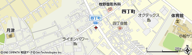 石川県小松市四丁町は2周辺の地図