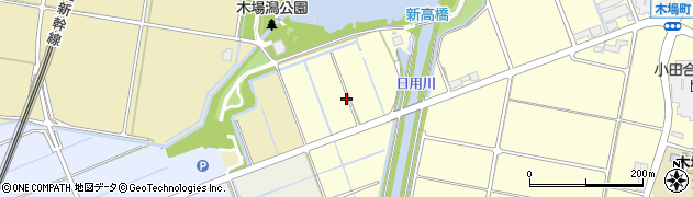 石川県小松市木場町ら周辺の地図