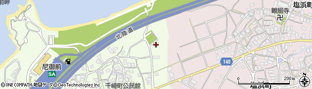 石川県加賀市美岬町ヨ周辺の地図