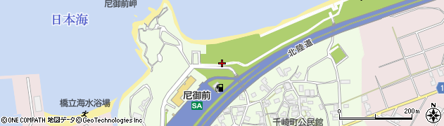 石川県加賀市美岬町（ま）周辺の地図