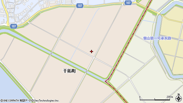 〒922-0307 石川県加賀市干拓町の地図