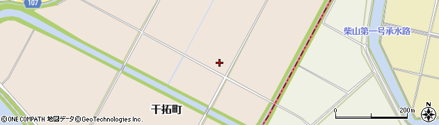 石川県加賀市干拓町周辺の地図