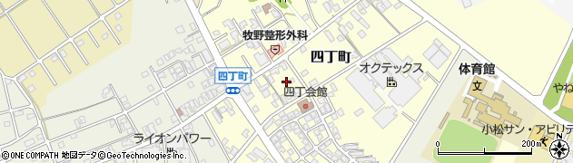 石川県小松市四丁町ハ周辺の地図