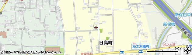 群馬県高崎市日高町1218周辺の地図