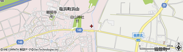 石川県加賀市塩浜町（い）周辺の地図