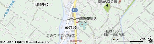 アトリエ ド フロマージュ 旧軽井沢店周辺の地図