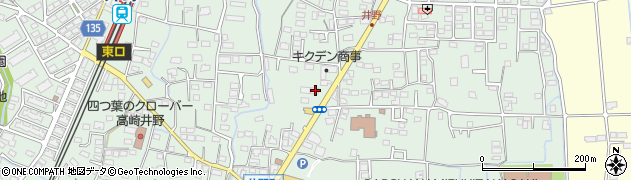 群馬県高崎市井野町甲周辺の地図