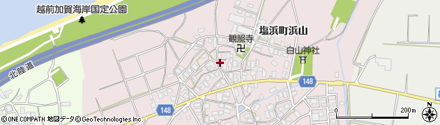 石川県加賀市塩浜町ち39周辺の地図