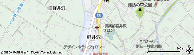 軽井沢ふとん店周辺の地図