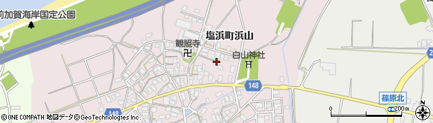 石川県加賀市塩浜町ち周辺の地図