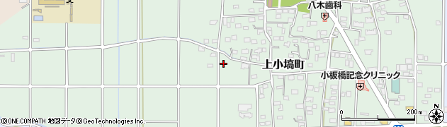 群馬県高崎市上小塙町周辺の地図