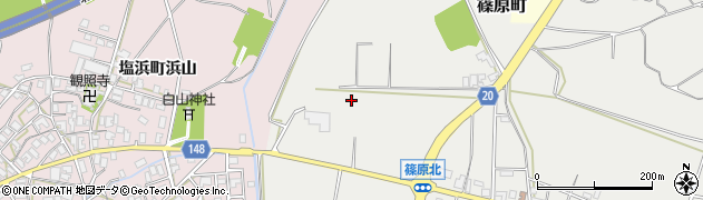 石川県加賀市篠原町（ロ）周辺の地図