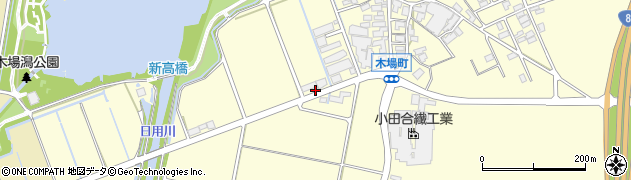 石川県小松市木場町（う）周辺の地図