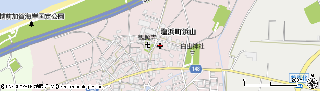 石川県加賀市塩浜町ち13周辺の地図