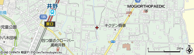 群馬県高崎市井野町1074周辺の地図