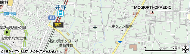 群馬県高崎市井野町290周辺の地図