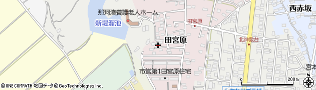 茨城県ひたちなか市田宮原4243周辺の地図