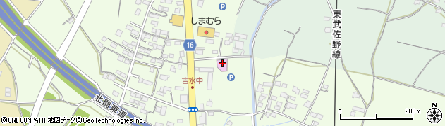栃木県佐野市吉水町1211周辺の地図