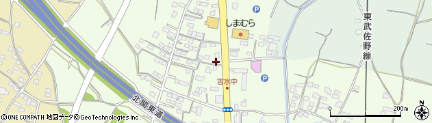 栃木県佐野市吉水町1142周辺の地図