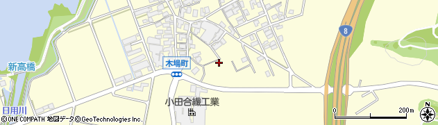 石川県小松市木場町ト周辺の地図